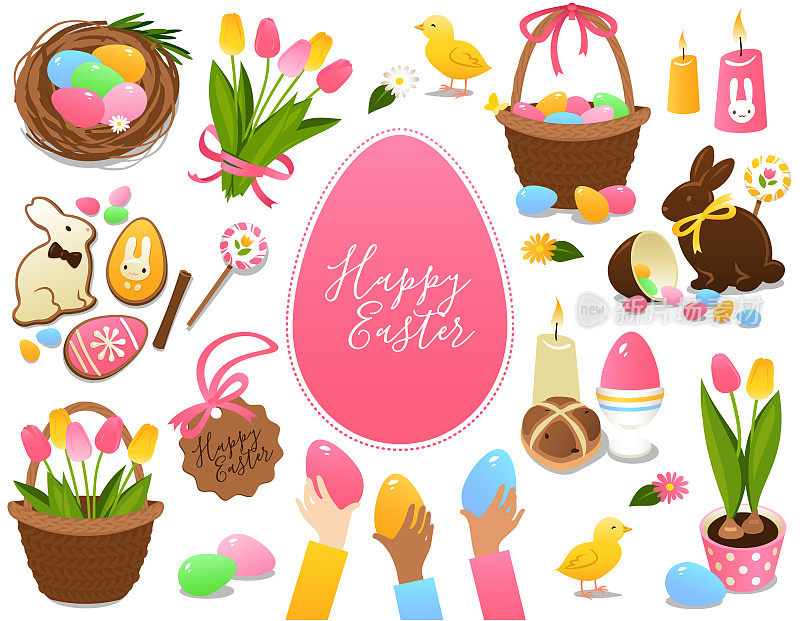 Easter symbols and treats